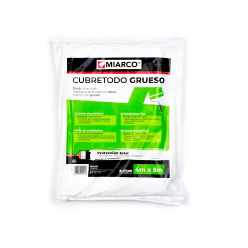 Plastico Grueso cubretodo 4mx5m MIARCO 299 Liquidación
