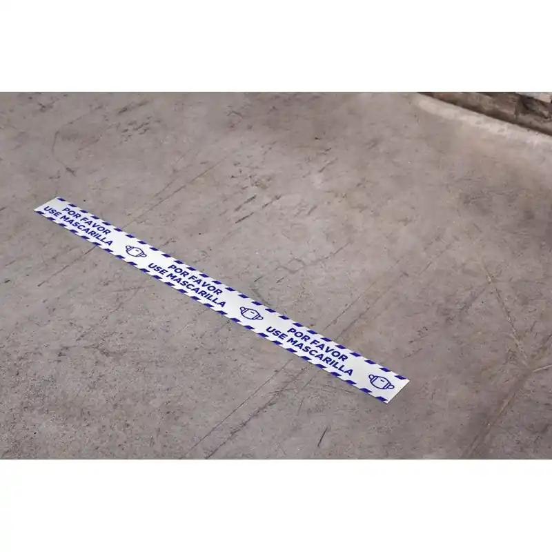 Cinta señalizacion Use mascarilla Miarco 30412 72mmx66mt A Buen Precio