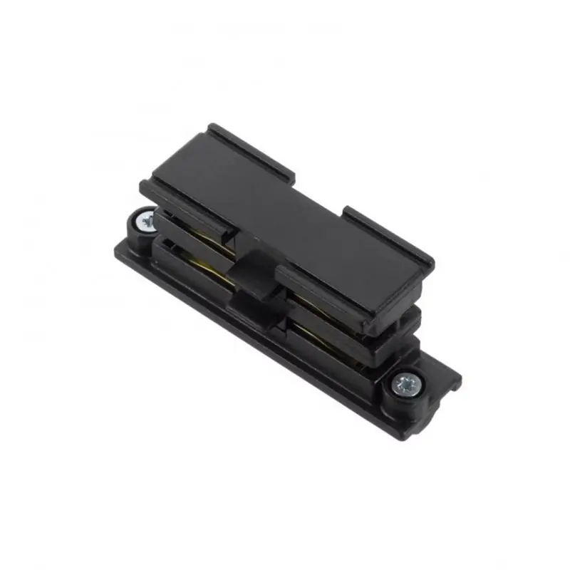 Directo De Fábrica Union lineal con contacto para carril trifasico Indeluz Track B28L-X33X2B-02 Negro