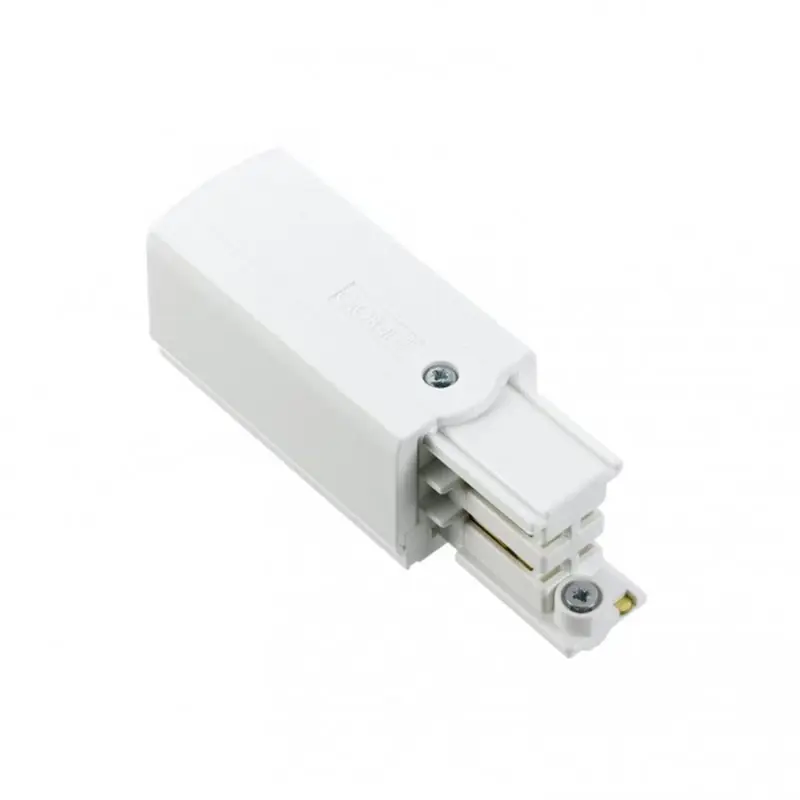 Alimentador Derecha para carril trifasico Indeluz Track B28D-X33X2B-01 Blanco Envío Inmediato